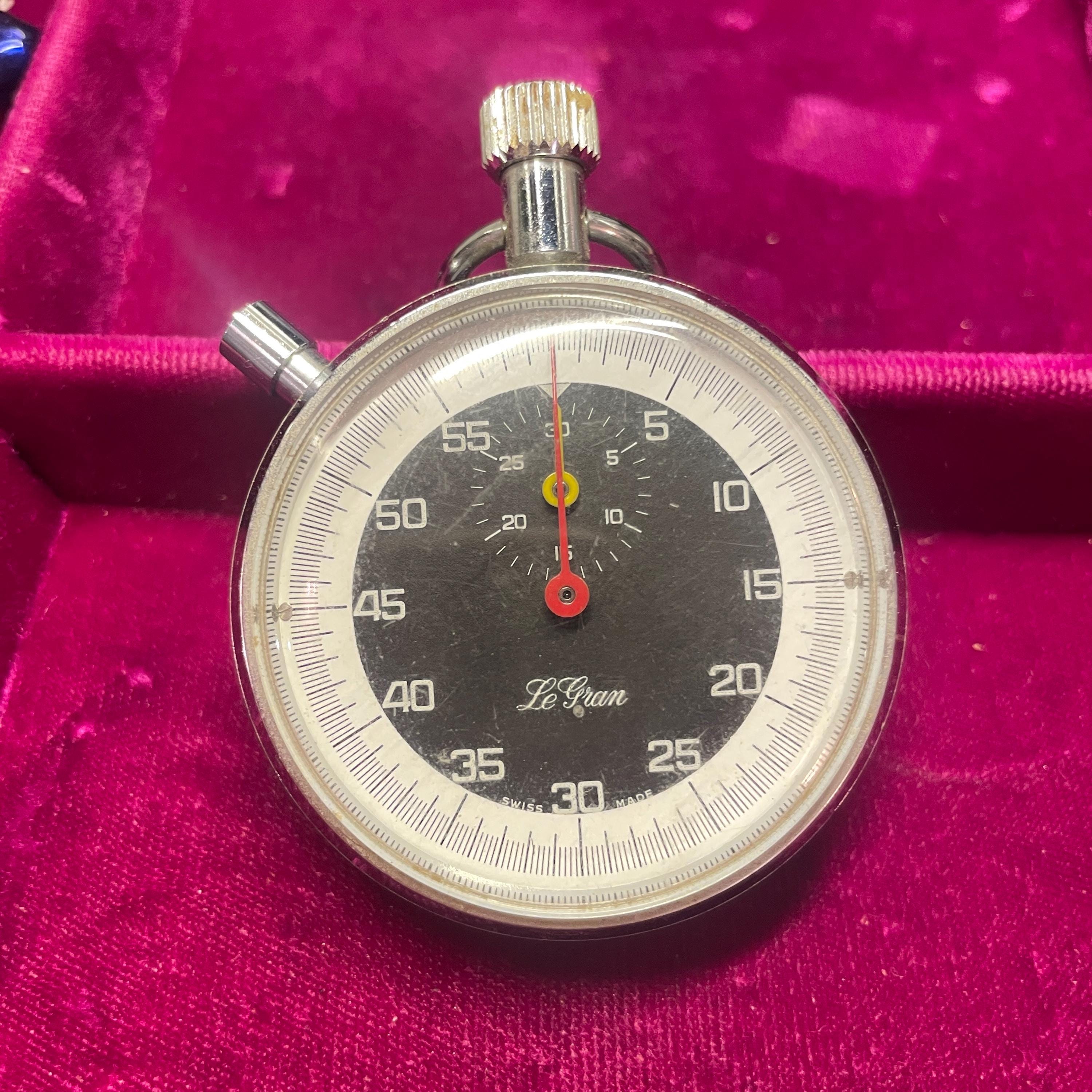 Vintage Swiss Stopwatch - Etsy