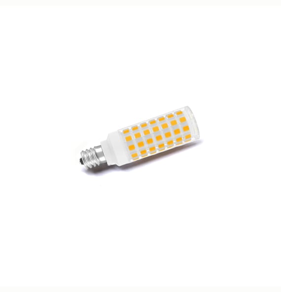Light Bulb LED Candelabra 75 watt Equivalent Warm White 3000K 7w Dimmable No Flicker E12 Socket Base Insulator Fixtures Chandelier Appliance