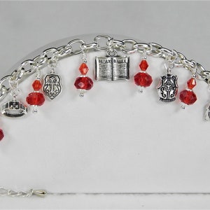 Red Armor of GOD Crystal Inspirational Plus Sized Charm Bracelet #7000 TBGC Jewelry
