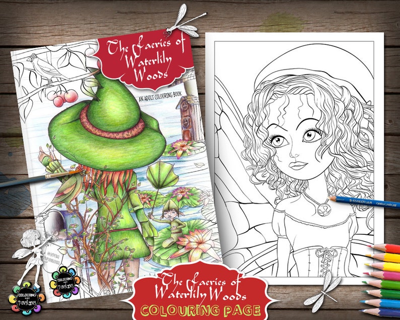 Coloring Book Etsy