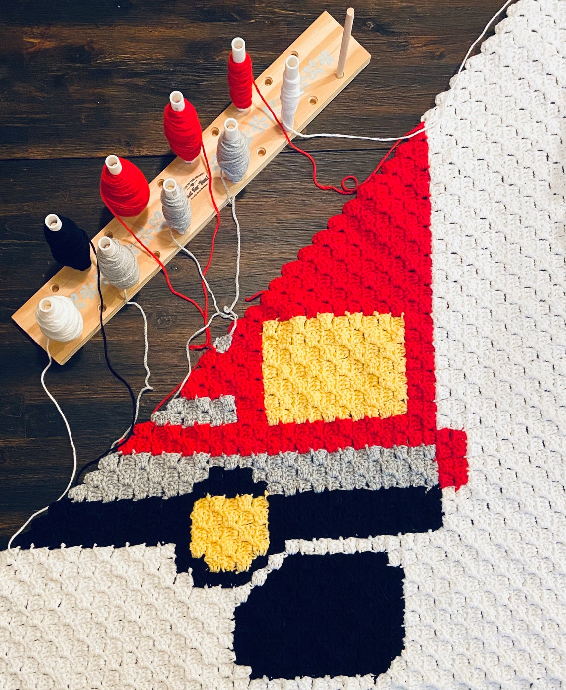 Crochet/KnitYarn Bobbin Holder Etsy