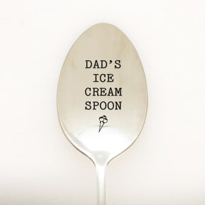 Personalized Ice Cream Spoon, Custom Spoon With Gift Bag, Engraved Spoon