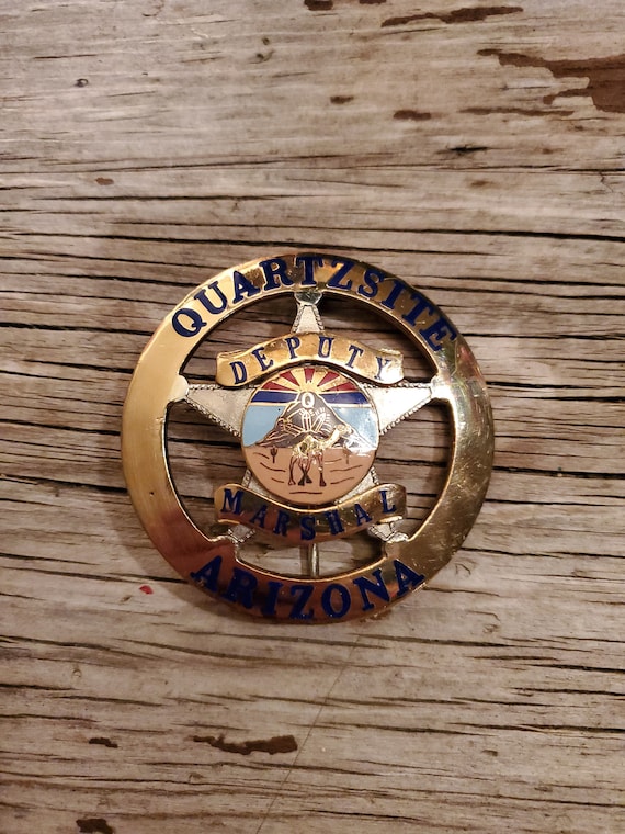 Arizona Rangers and Arizona Deputy Marshall Badge--Free Gift with Purchase