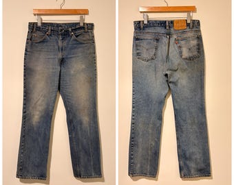Levi's 517 ‘84 USA製　W32 L30 W32 L30 Levis 517 Bootcut Vintage Dark Faded Blue 517s Made in 90s
