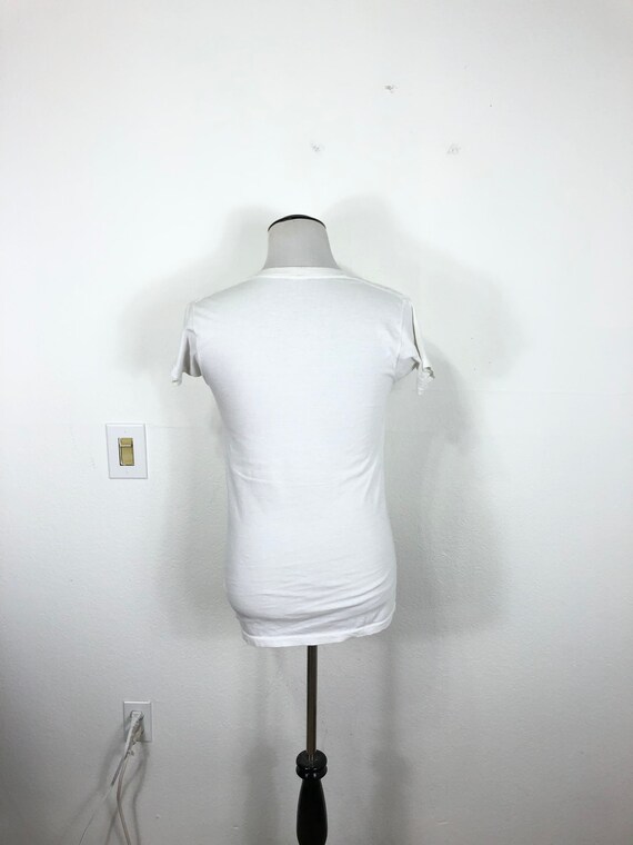 70s vtg Arrow brand 100% cotton blank t shirt siz… - image 2