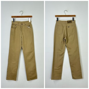 70s 80s  vintage Lee pants khaki trousers size 26 865324