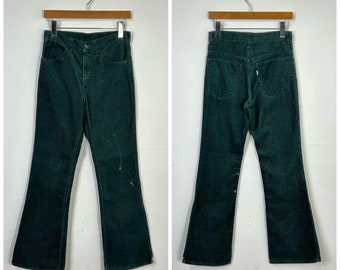 80’s Levi's 517 Flare Denim Pants 80s Vintage Levis 517 Boot Cut Jeans Flare Denim Pants Zipper Size