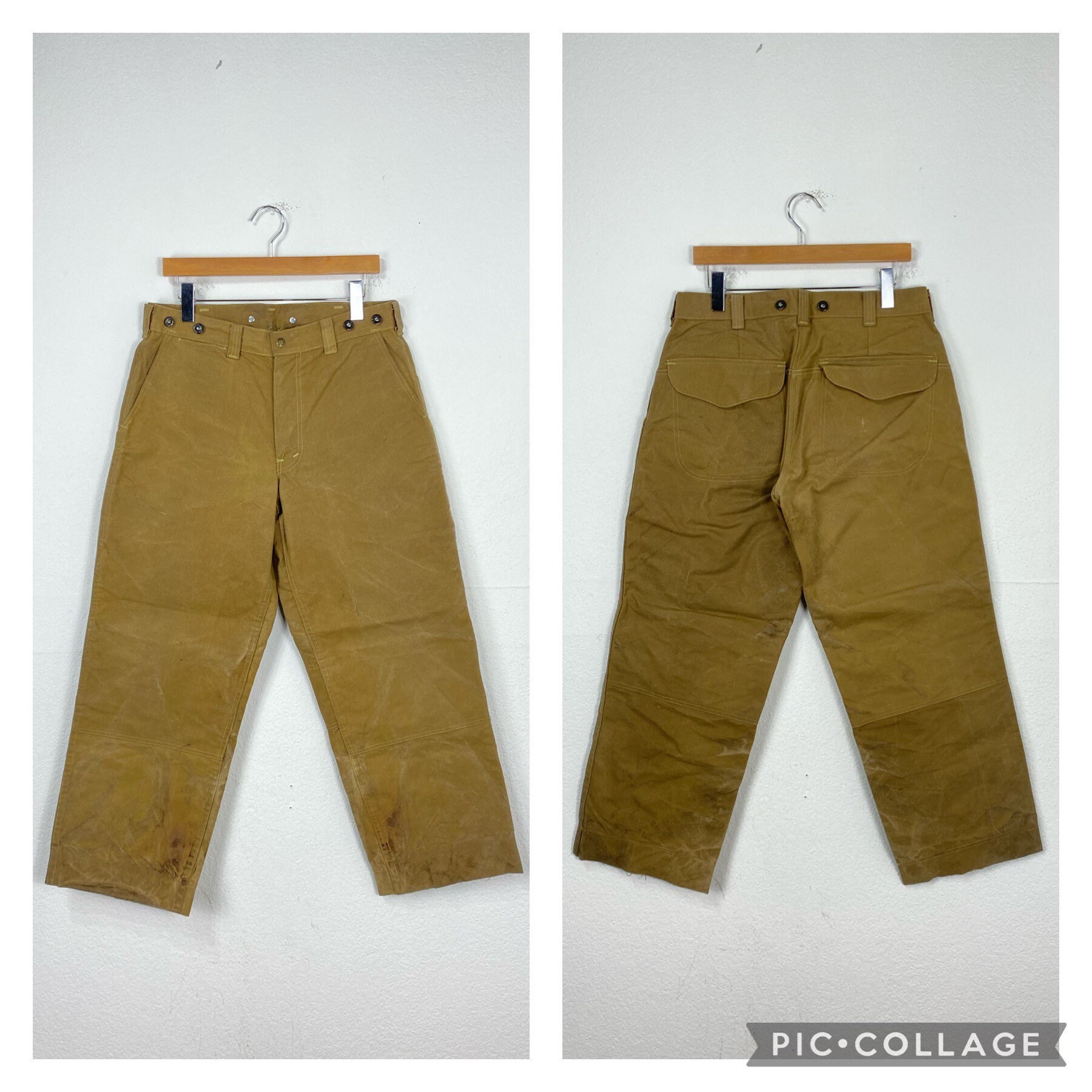 Vintage C.c.filson Tin Cloth Oiled 