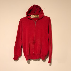 Vintage 70s Zip Hoodie - Etsy