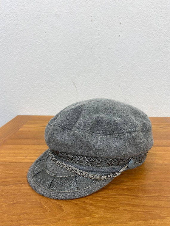 Euro Vintage Wool Fisherman Hat Fishing Cap Made in Greece Size 7