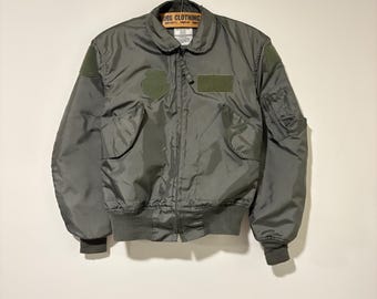 US Air Force CWU-36/P Flyers Jacket Desert Tan Size XL Very Rare