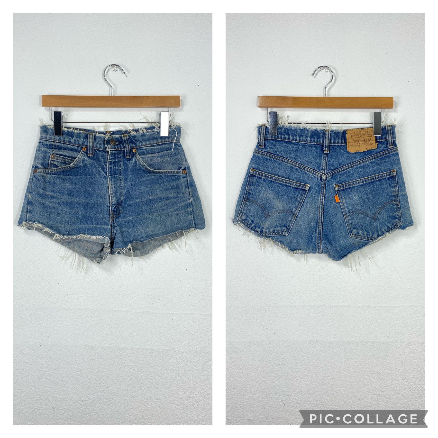 Vintage Distressed Levis 646 Shorts 