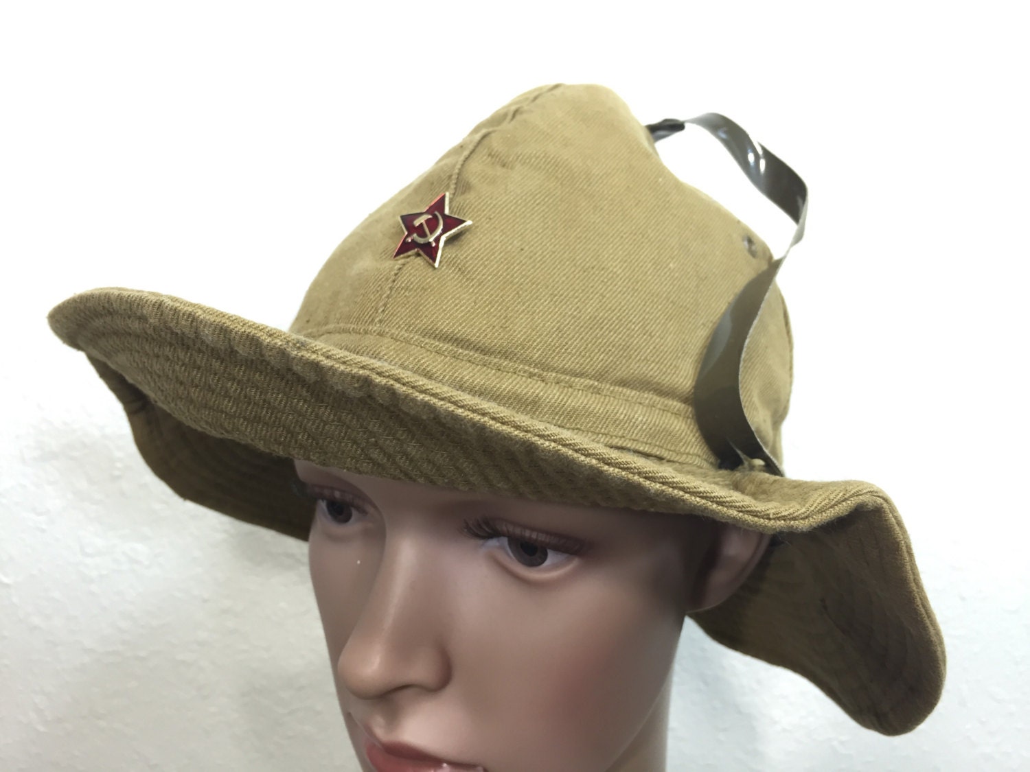 Vintage Russian Army Field Safari Hat 