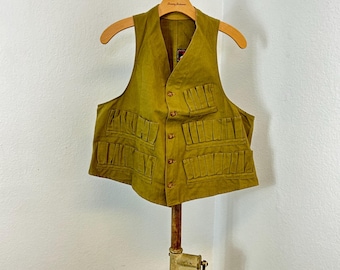 Vintage 30s 40s Hunting Vest - Etsy