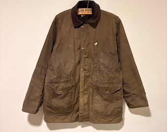 vintage C.C.Filson geolied katoenen jachtjack met voeringvest 541458