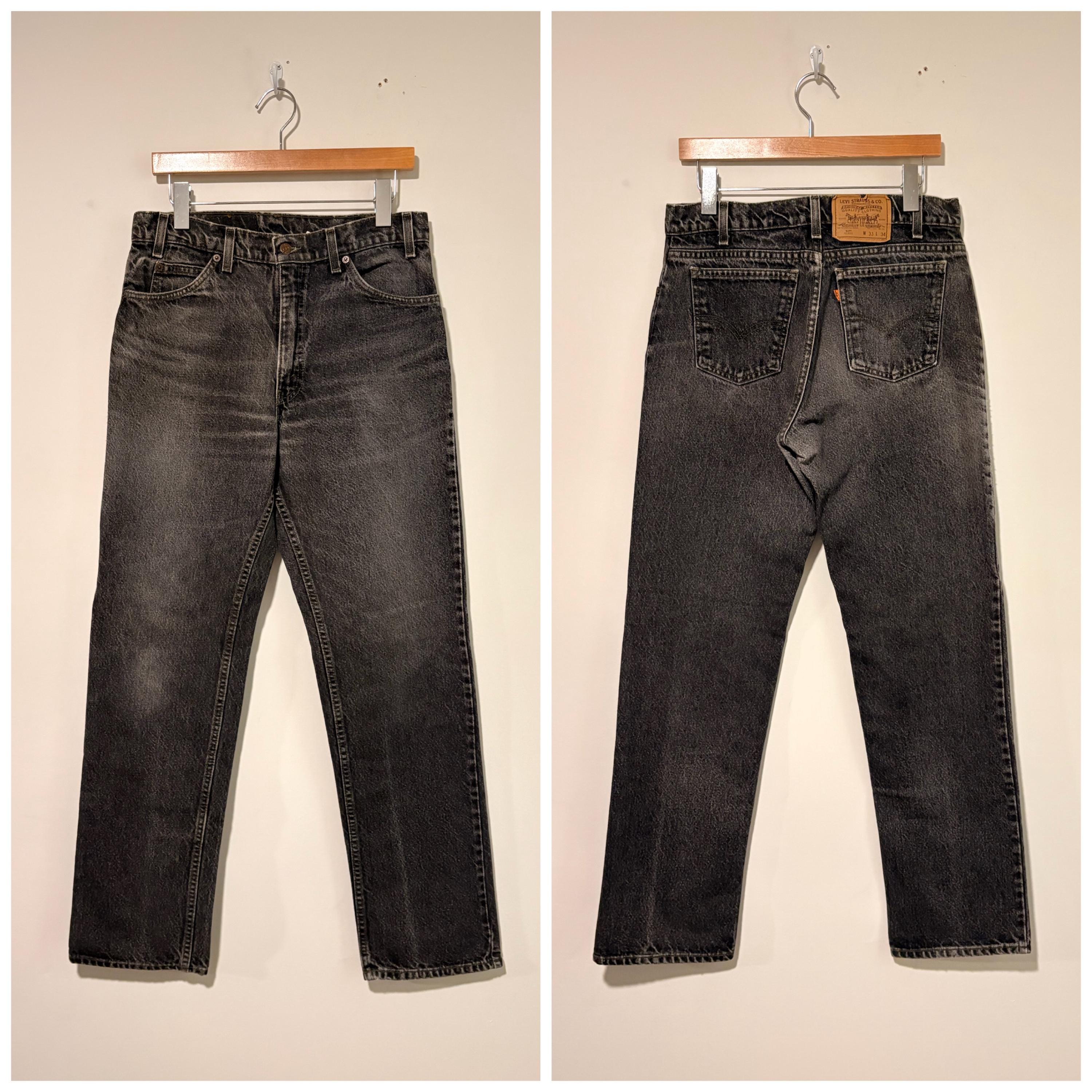 LEVI'S 517 black denim flare 00's W32 567™ Relaxed Flare Coated
