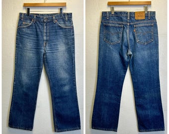 90s Vintage Levis 517 Boot Cut Jeans Flare Denim Pants Made in Usa