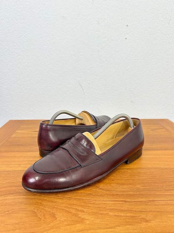 cole haan penny loafer leather shoes made in italy