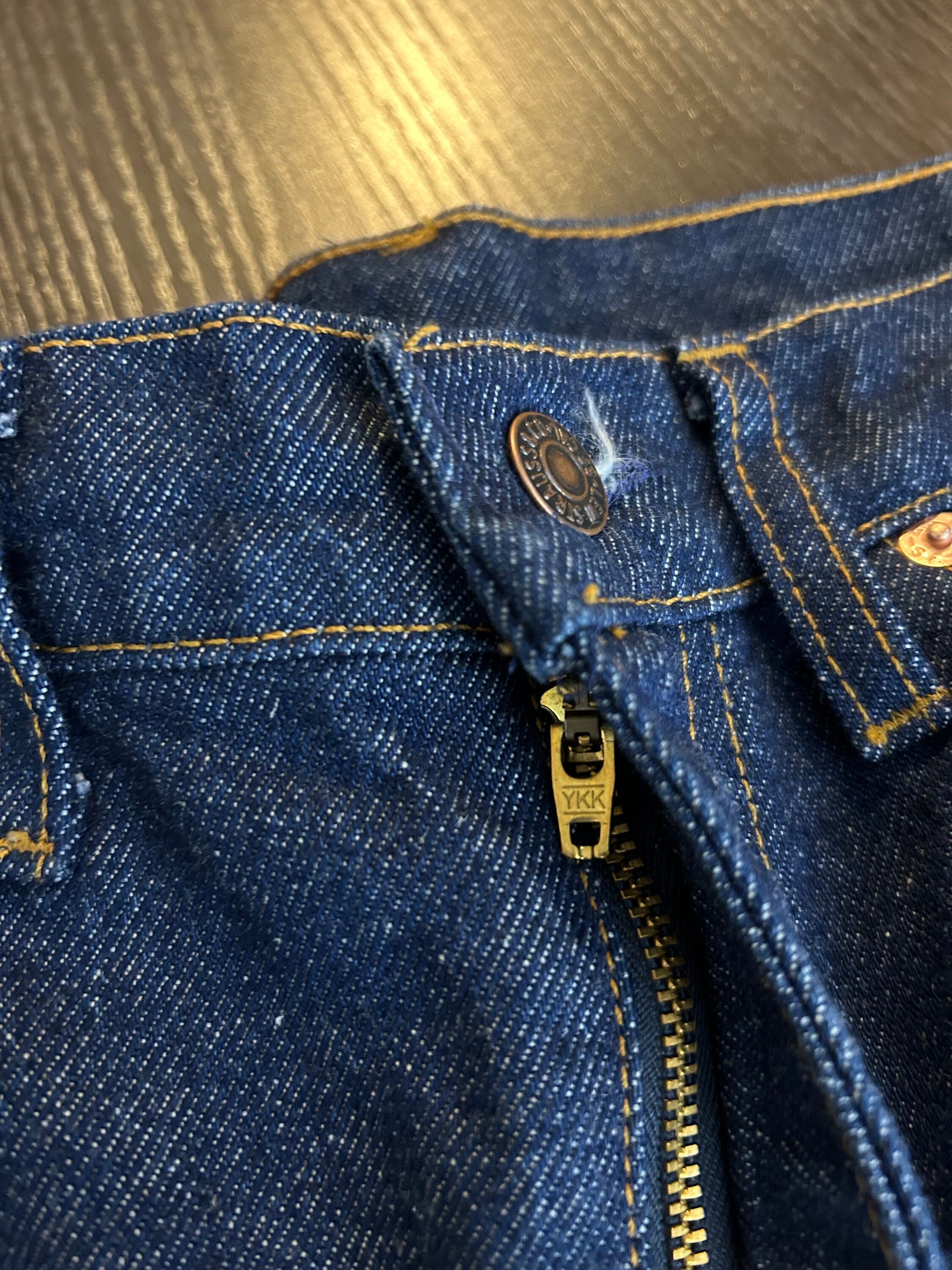80's Vintage Levi's 517 Indigo Denim Pants Flare Boot Cut Jeans