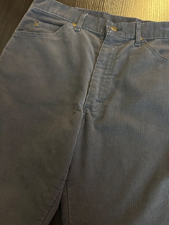 70s 80s vintage Lee corduroy flare pants boot cut… - image 6