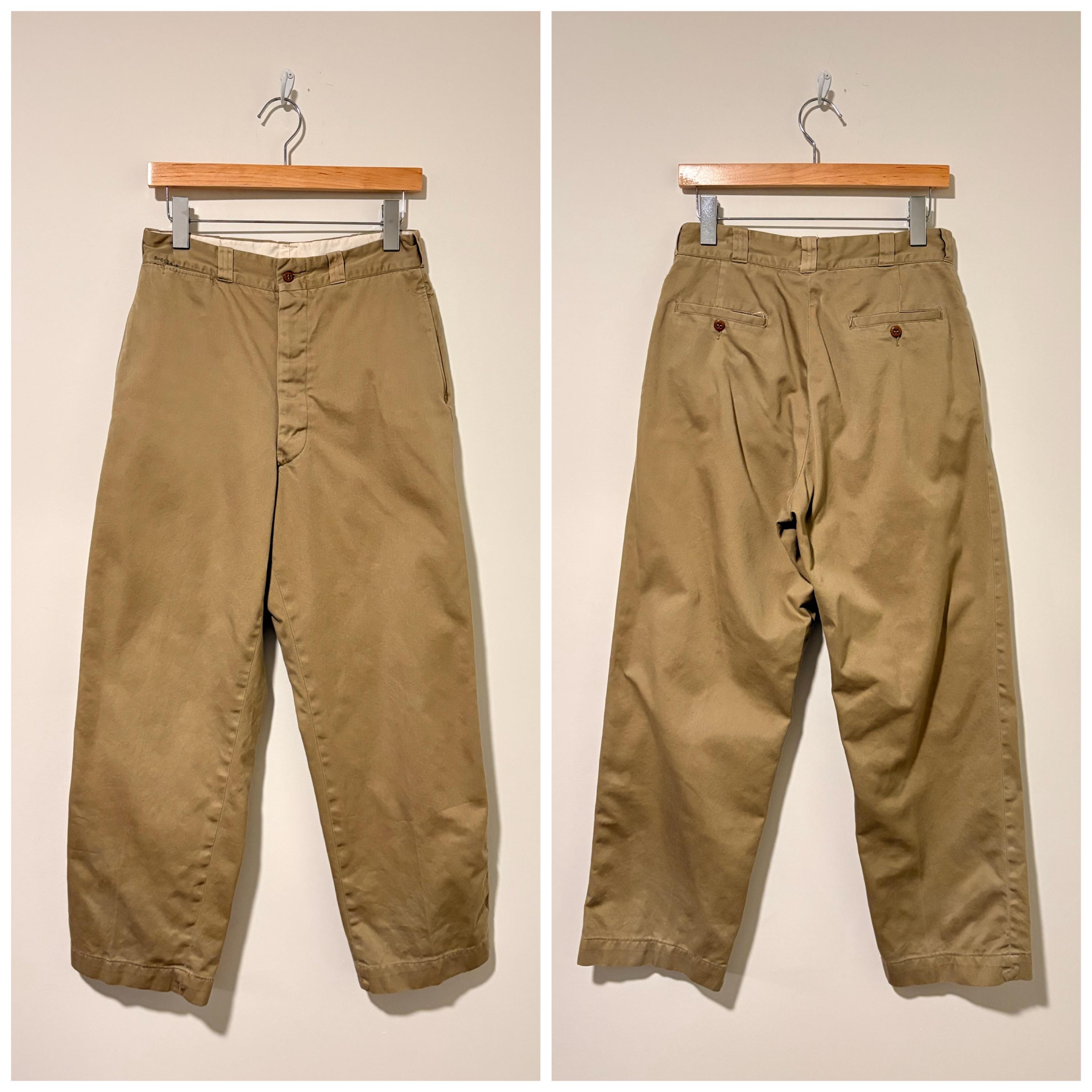 50s US ARMYCHINO 32×29 1950s Army Chino Pants - Etsy