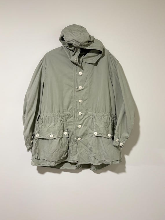 Euro Vintage Swedish Army M-62 Snow Parka Smock Jacket 443620 