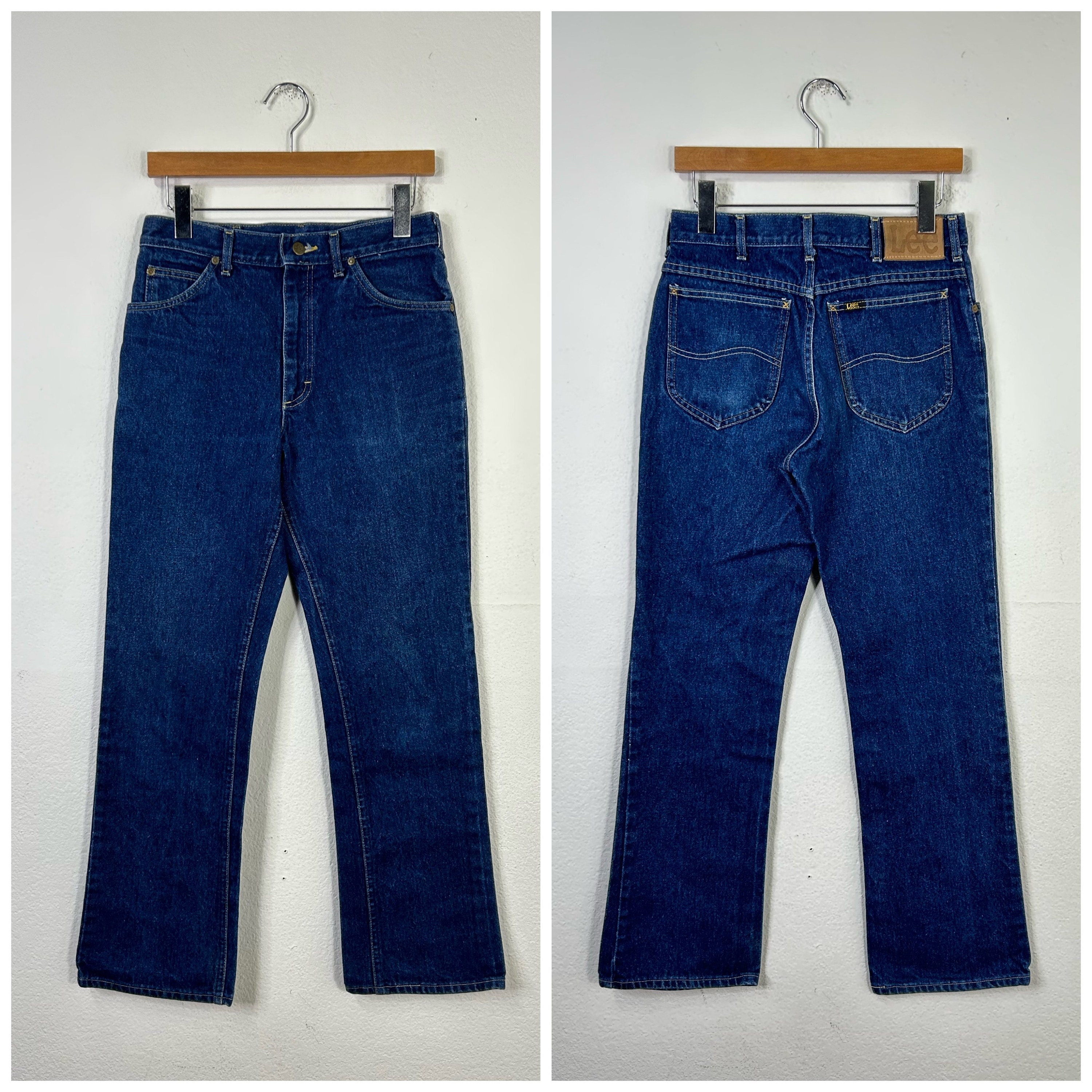 70s Vintage Lee 200 Flare Jeans Boot Cut Denim Pants Talon 70s Vintage Lee 200 Flare Jeans Boot Cut Denim Pants Talon