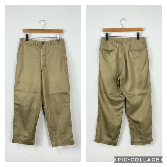 WWii 40s vintage m-43 military U.S.Army cotton kha