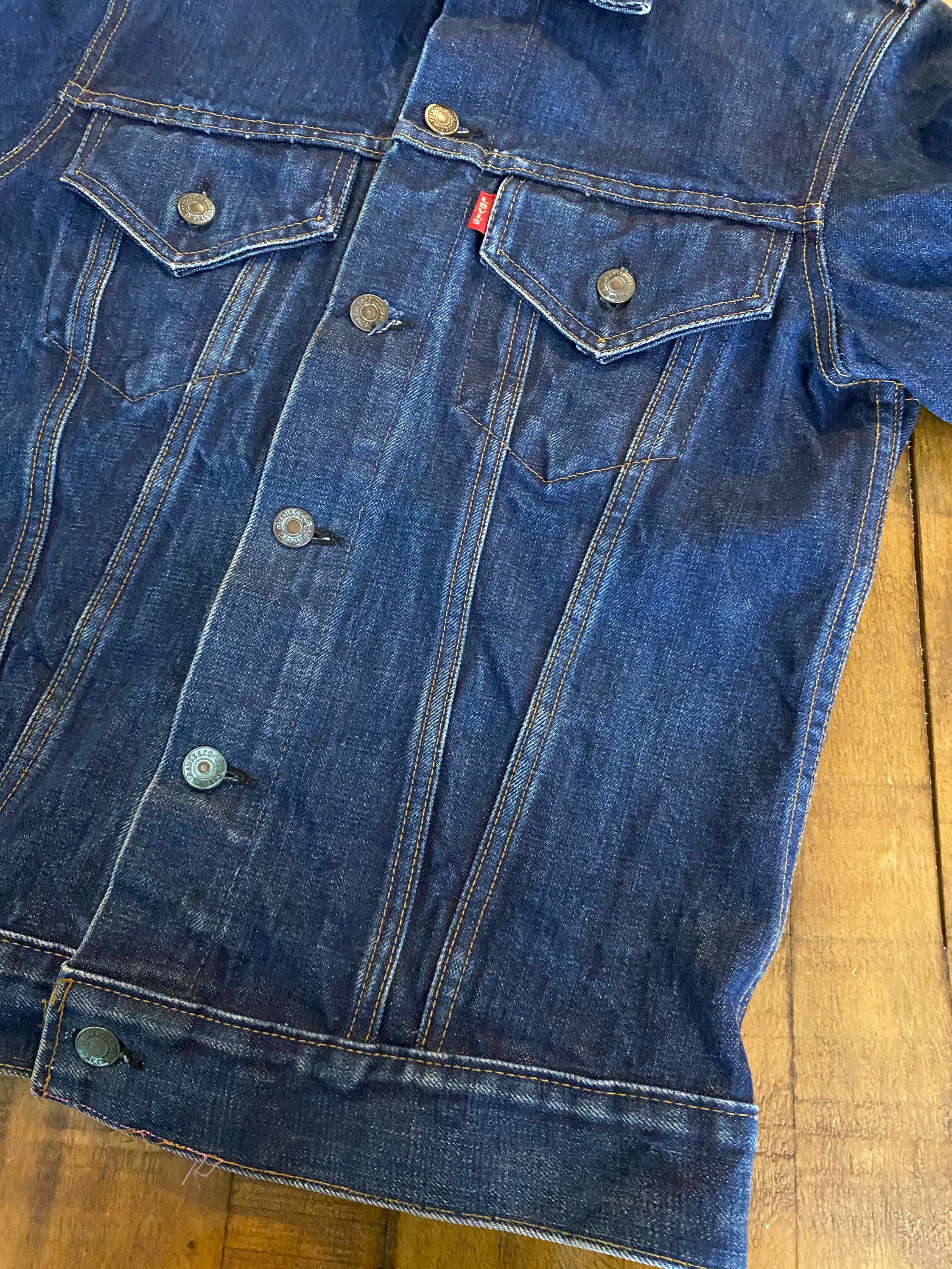 70s Vintage Levis 70505 Four Pocket Denim Jean Jacket Trucker - Etsy