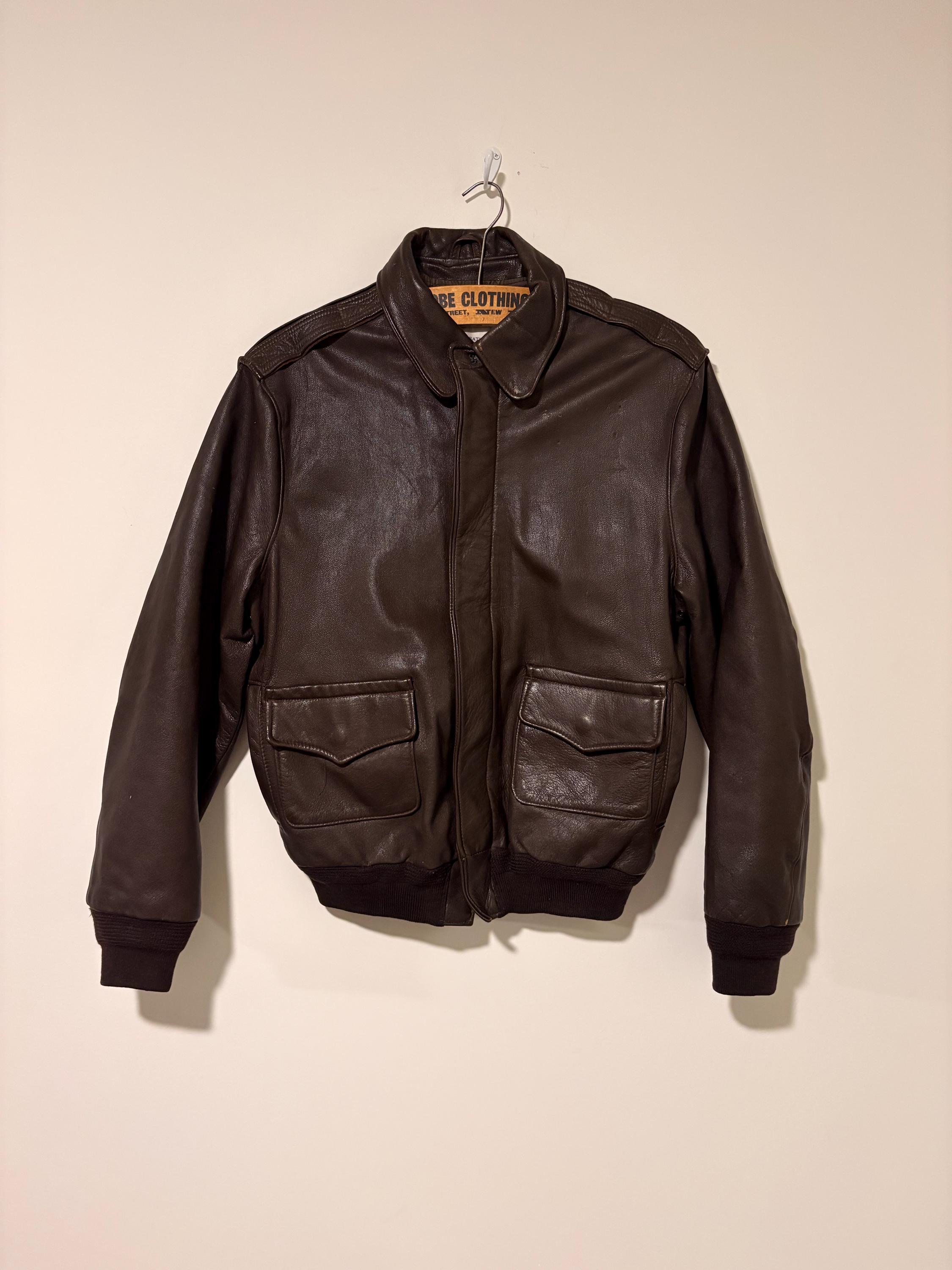 ロングモデル＆キングサイズ42L！70年代ヴィンテージ！CAL LEATHER 