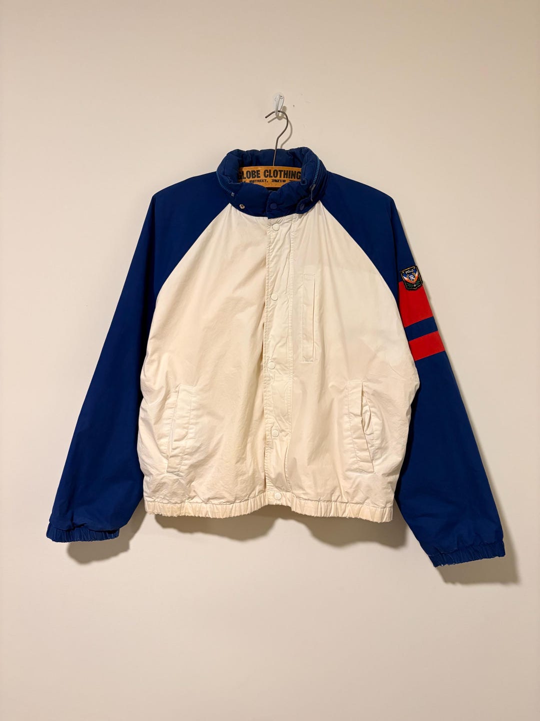 90s Vintage Polo Ralph Lauren Color Block Windbreaker Jacket Size