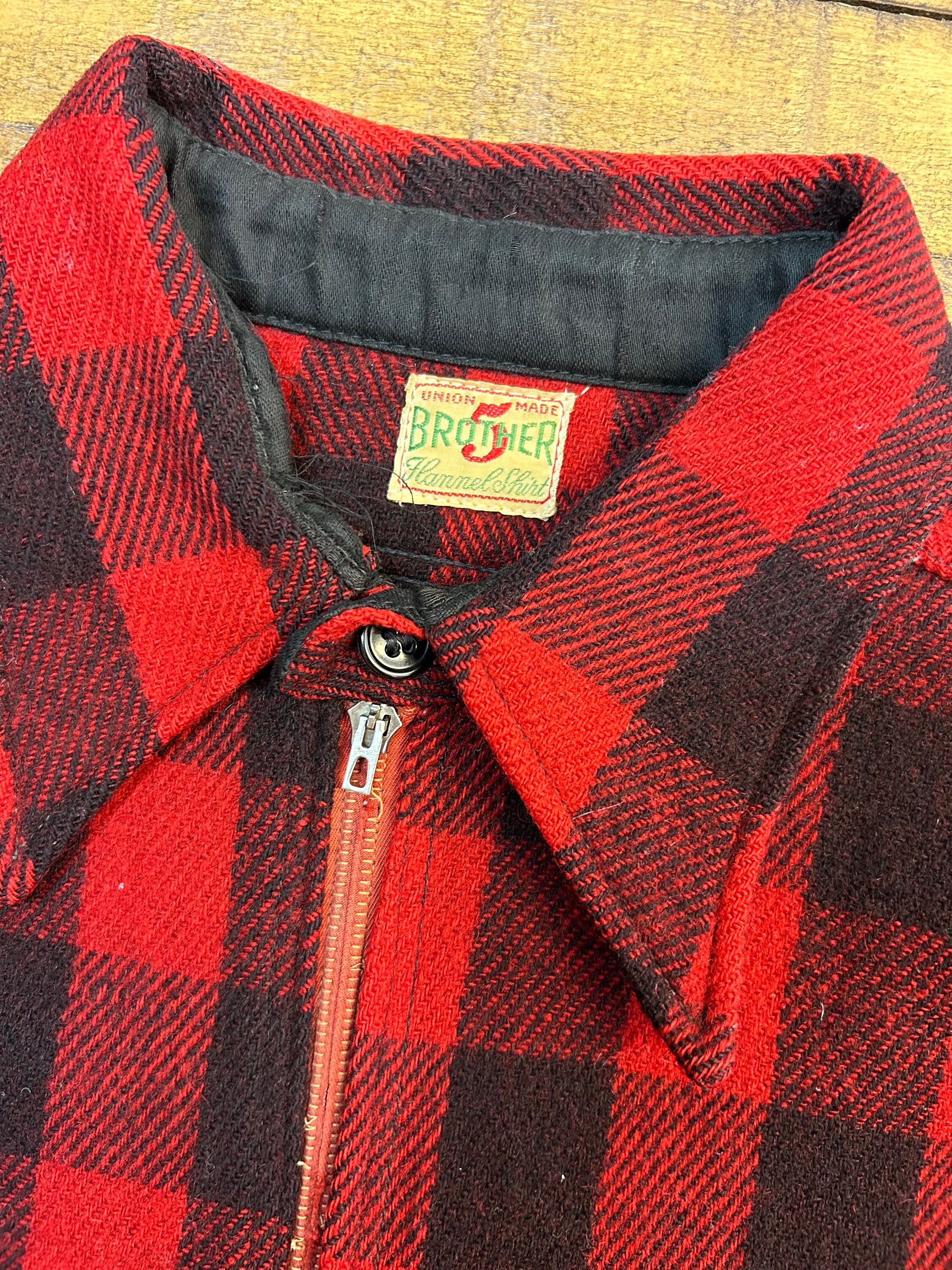 2024年最新入荷 Wool Pullover Brother 5 Vintage 40s 30s Shirt Zip Half トップス