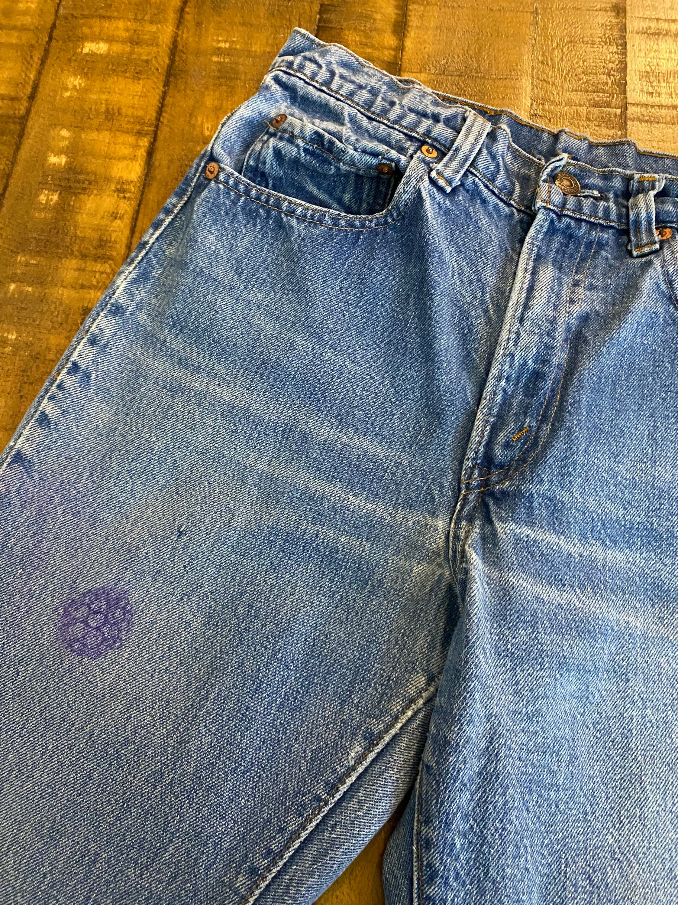 80s Vintage Levis 517 Boot Cut Jeans Flare Denim Pants Made in Usa