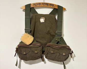 90s vintage Filson Fly Fishing Vest with Backpack style 1433 443873