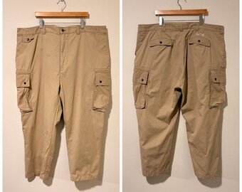 Size 36x31 Polo Ralph Lauren Cargo Pants Brown Loose Baggy Pants