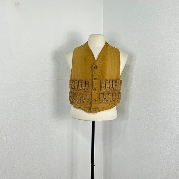 60s 70t vintage cotton canvas hunting vest 865063