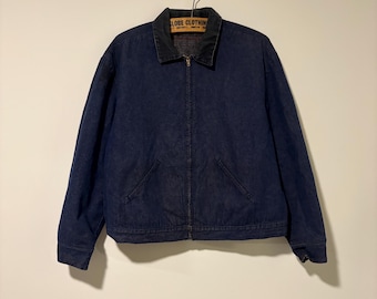 Vintage Wrangler Denim Chore Coat - Men's Medium - Etsy