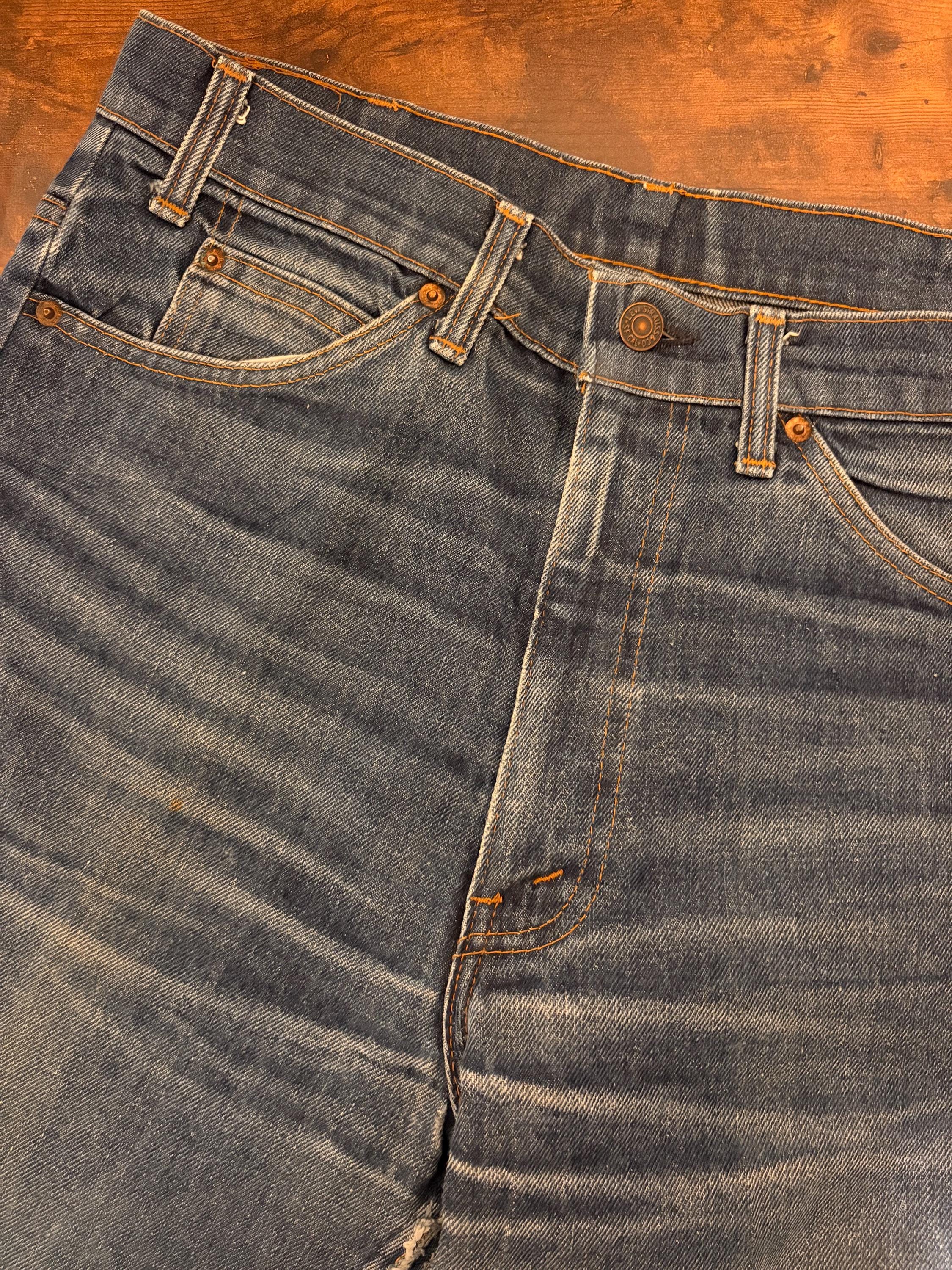 80s Vintage Levis 517 Stretch Jeans Denim Pants Flare Pants Boot