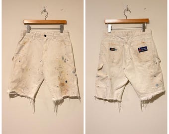 vintage distressed dickies work short pants shorts painter trousers pants size 32 541542