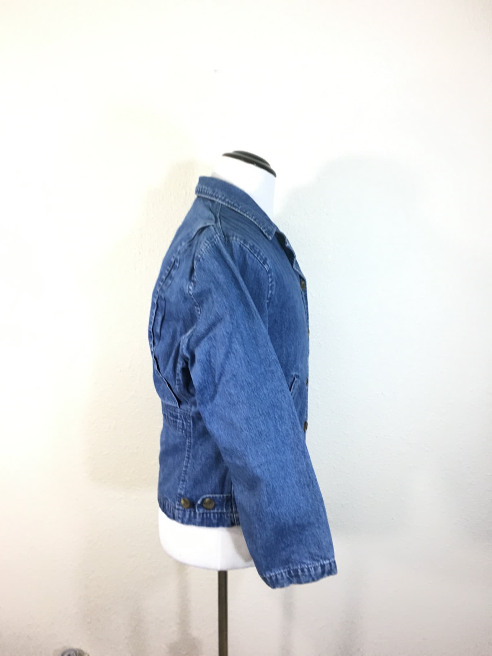 90's Eddie Bauer M41 Style Denim Jean Jacket Womens Size Etsy Sweden