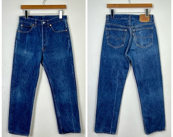 Vintage 90's Levi's 501 Jeans USA, Button Fly, Denim (W36