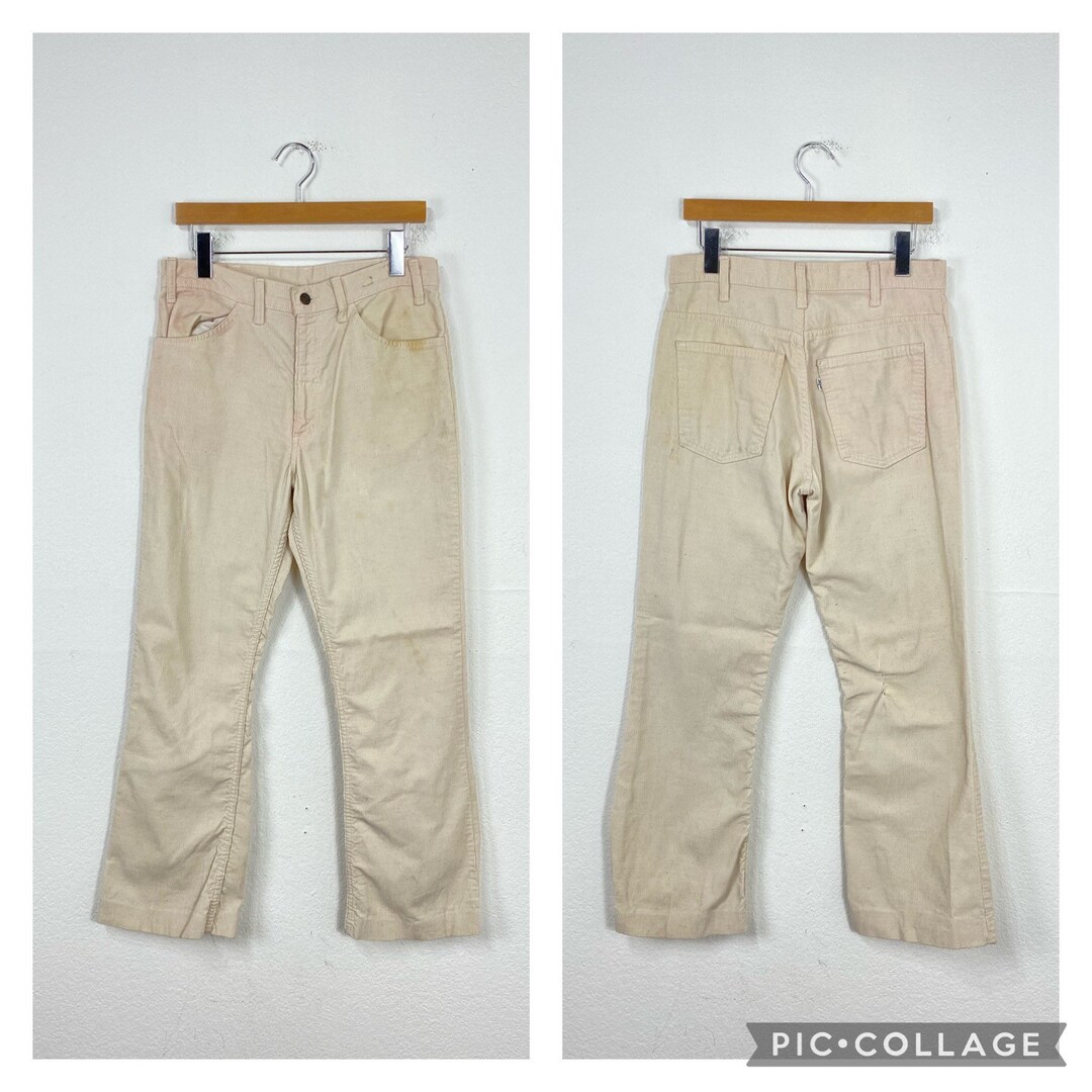 【ネット限定】 Vintage 70s Distressed Boot Pants Flare Corduroy 517 Levis パンツ