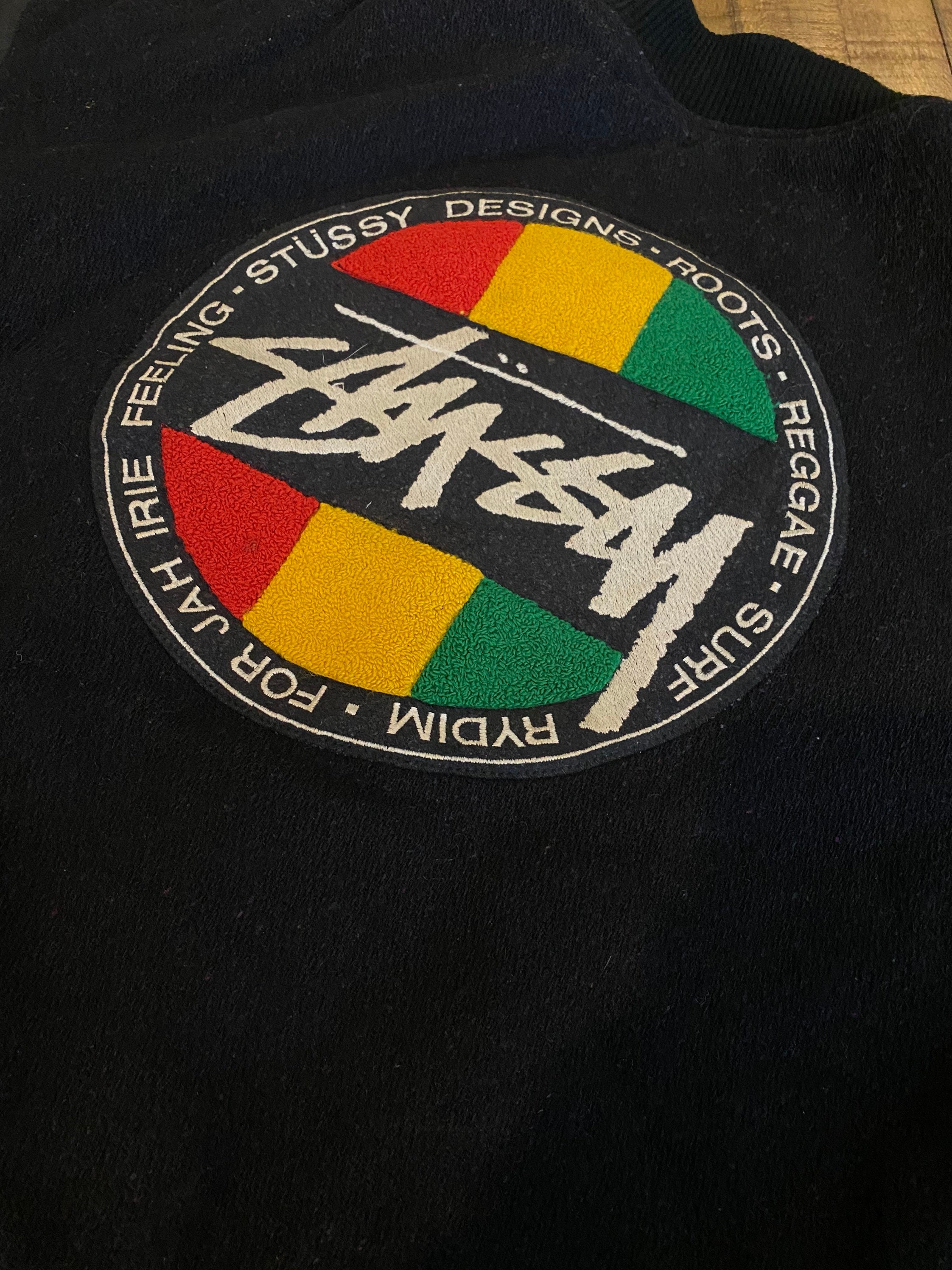 ジャケット・アウター 90s OLD Stussy RASTA Crown mountainparka 90s OLD Stussy RASTA Crown mountainparka