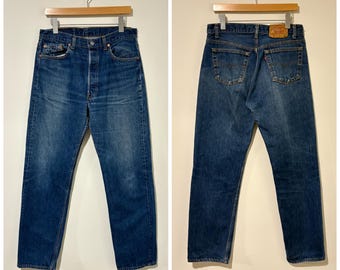 80s Vintage Levis 501 Denim Pants Jeans Made in Usa Size 32 443612