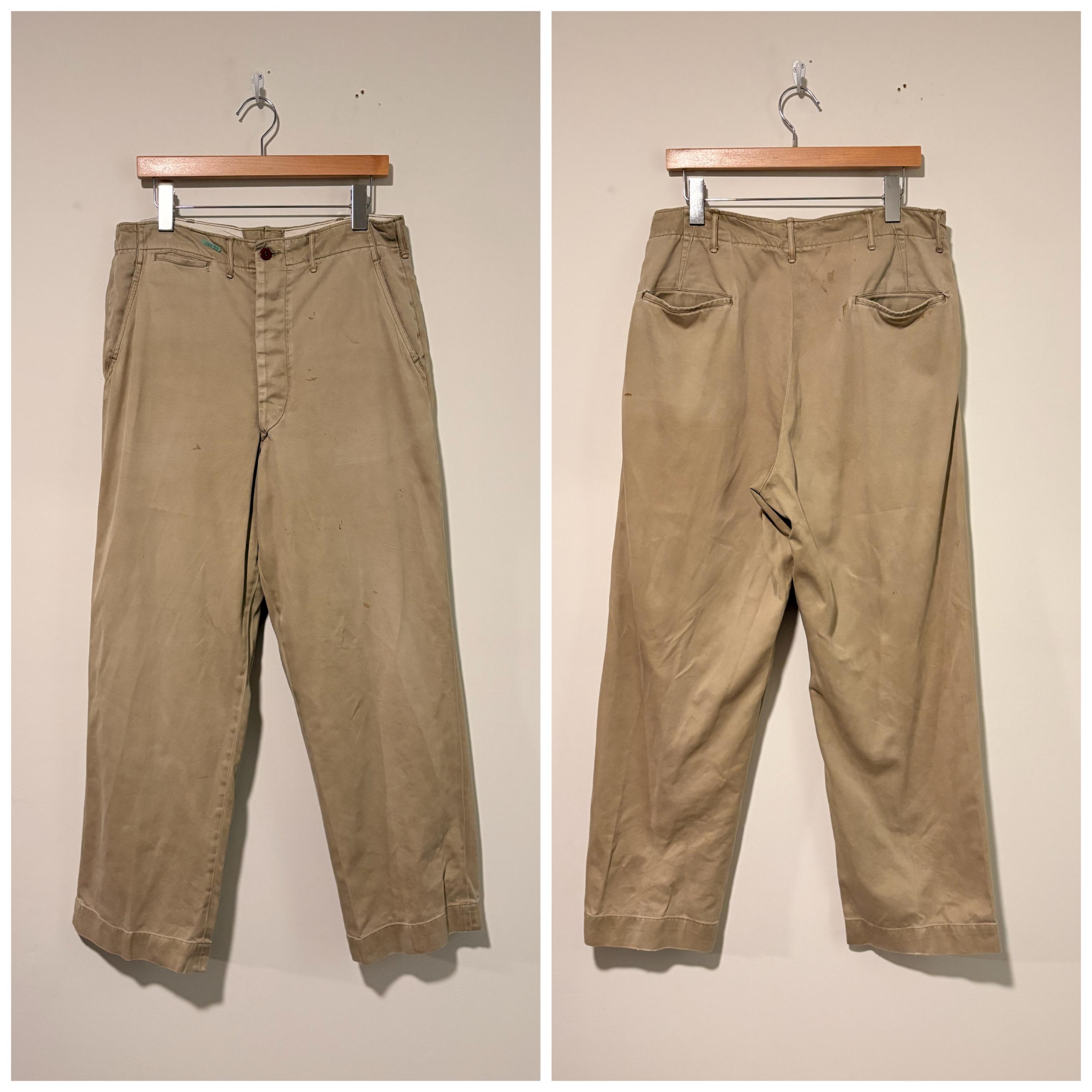 1950s Army Chino Pants - Etsy