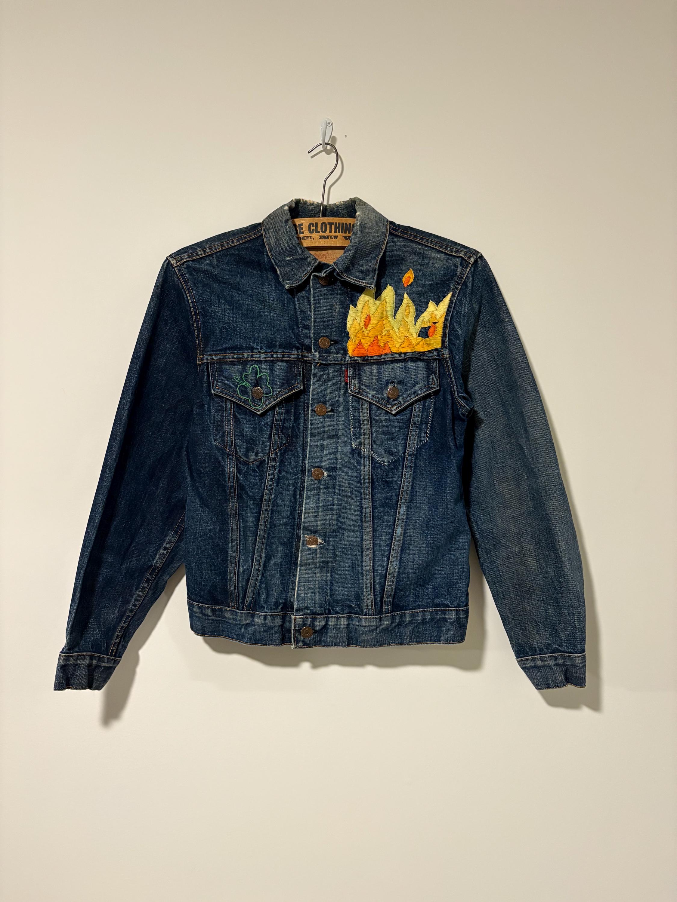60s 70s Vintage Levis 70505 Big E Denim Jacket Trucker Jacket