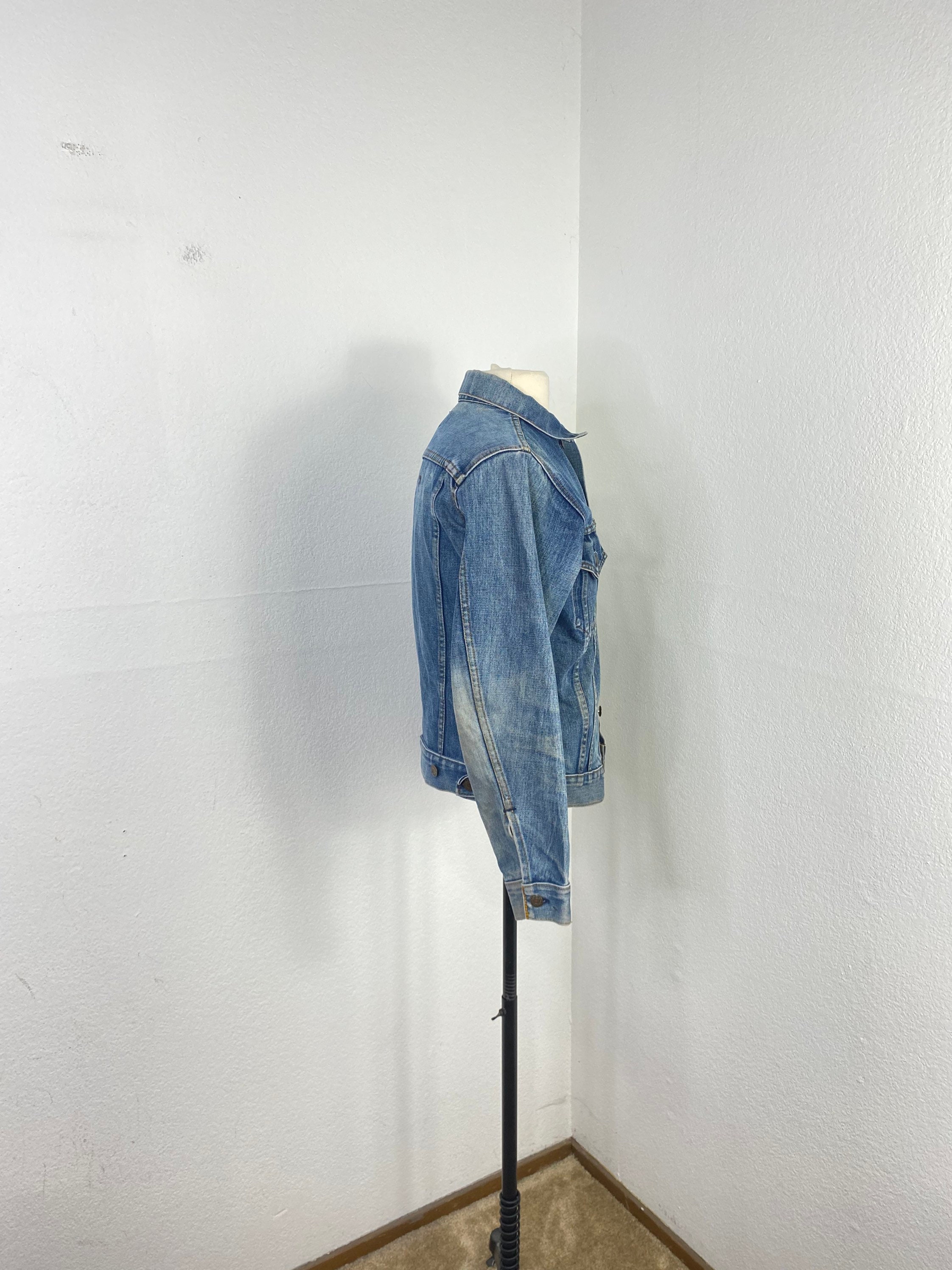 70s Vintage Levis 70505 Four Pocket Denim Jean Jacket Trucker Coat 