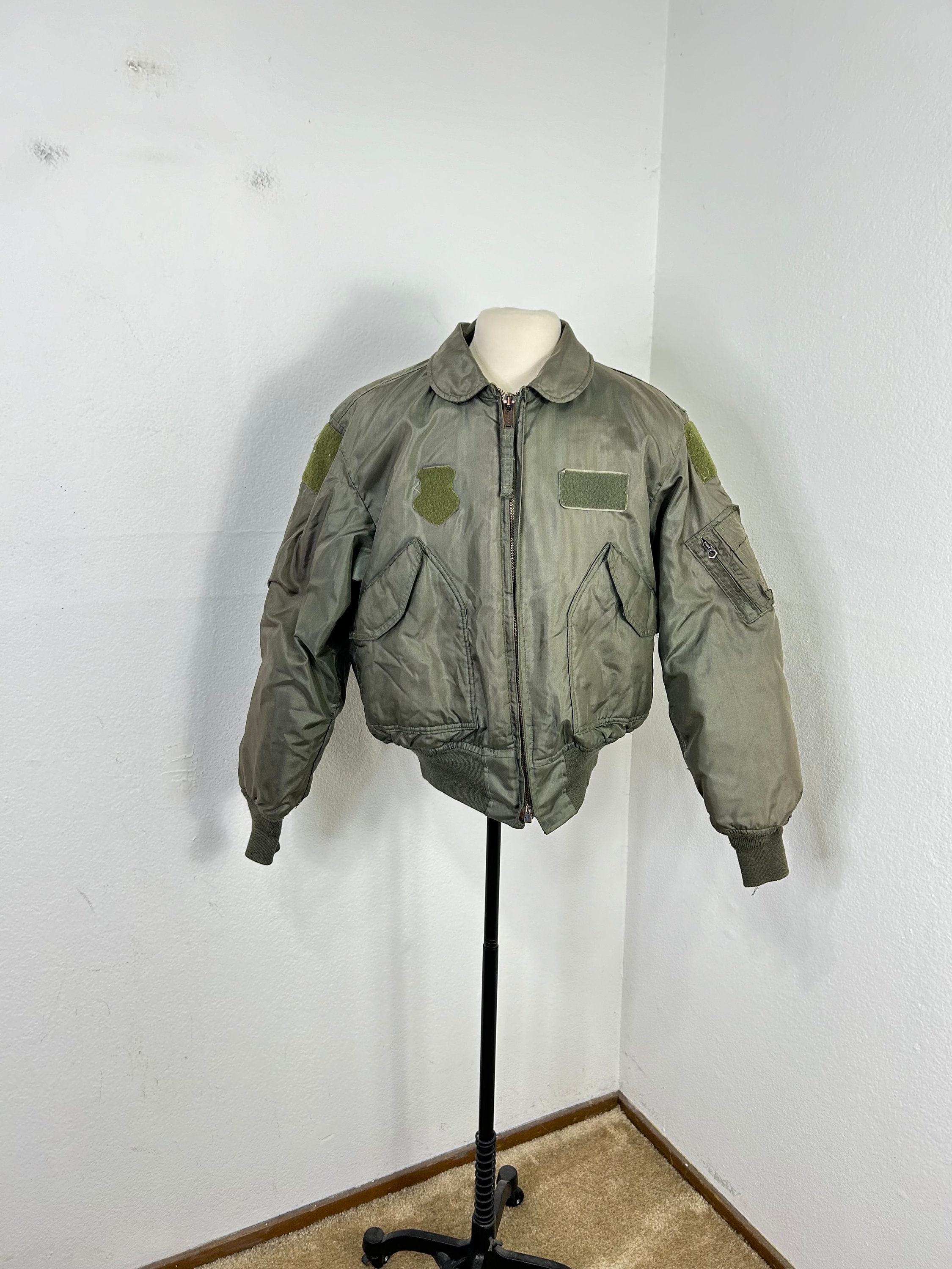 80s Vintage Military U.s.air Force Cwu-45/p Flight Bomber 80s Vintage Military U.s.air Force Cwu-45/p Flight Bomber