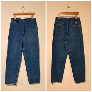 90s Vintage Polo Ralph Lauren Denim Chino Pants Made in Usa Size