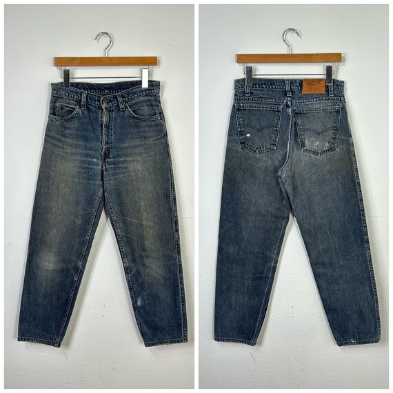 90s Vintage Distressed Levis Black Jeans Denim Pants Size 30 90s Vintage Distressed Levis Black Jeans Denim Pants Size 30